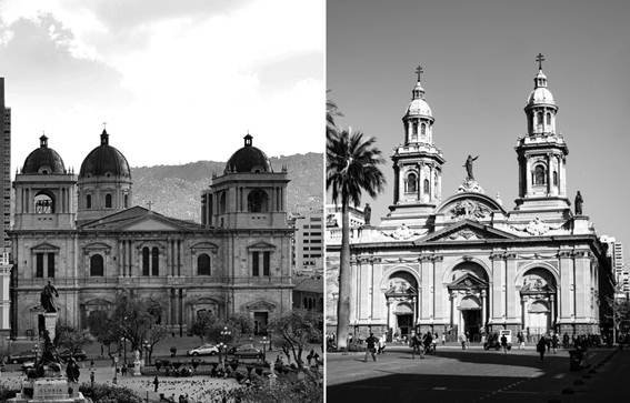 Las catedrales de Santiago y La Paz: alcances históricos, arquitectónicos y  patrimoniales